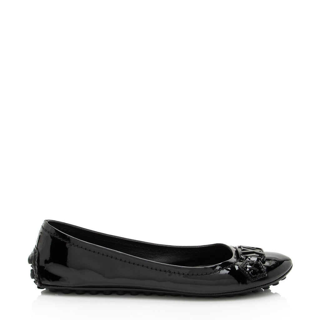 Louis Vuitton Patent Leather Oxford Ballet Flats - Size 6 / 36