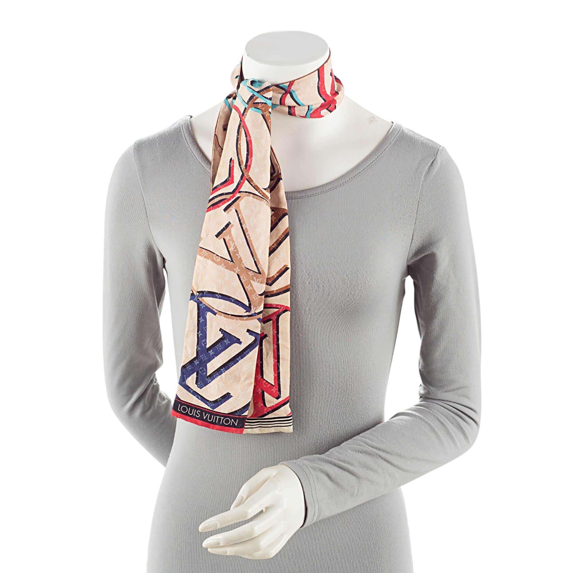 Louis Vuitton Silk Planet Bandeau