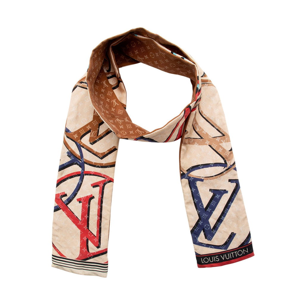 Louis Vuitton Silk Planet Bandeau