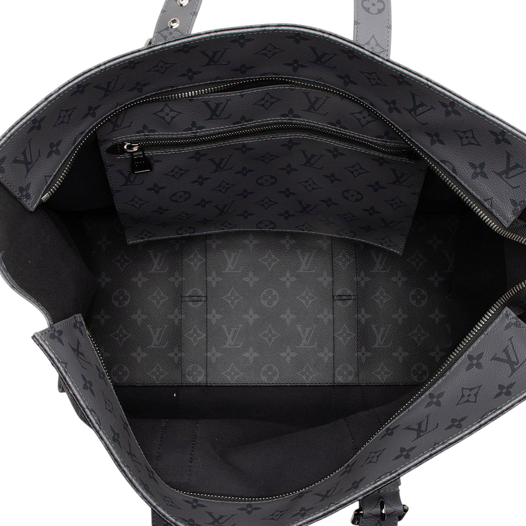Louis Vuitton Reverse Monogram Canvas Eclipse New Cabas Zippe GM Tote