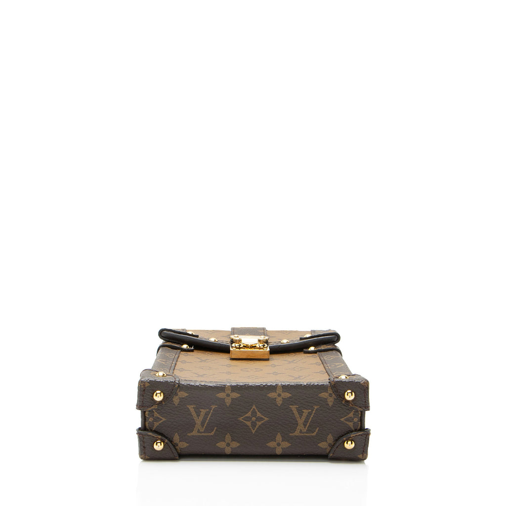Louis Vuitton Reverse Monogram Canvas Vertical Trunk Pochette