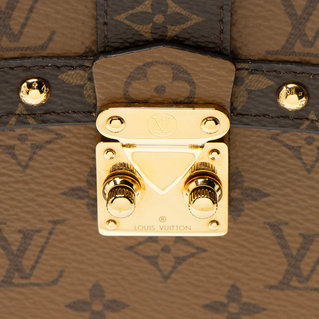 Louis Vuitton Reverse Monogram Canvas Vertical Trunk Pochette