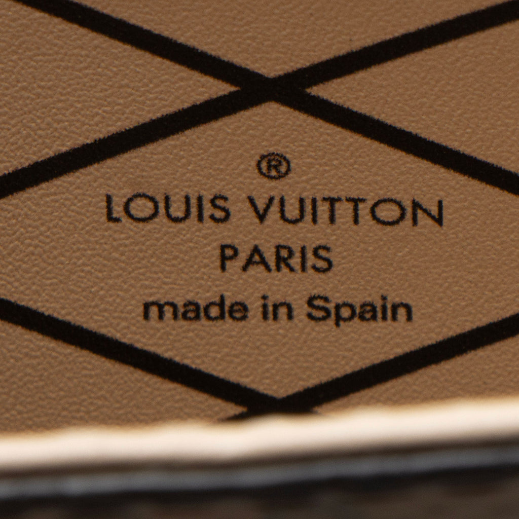 Louis Vuitton Reverse Monogram Canvas Vertical Trunk Pochette