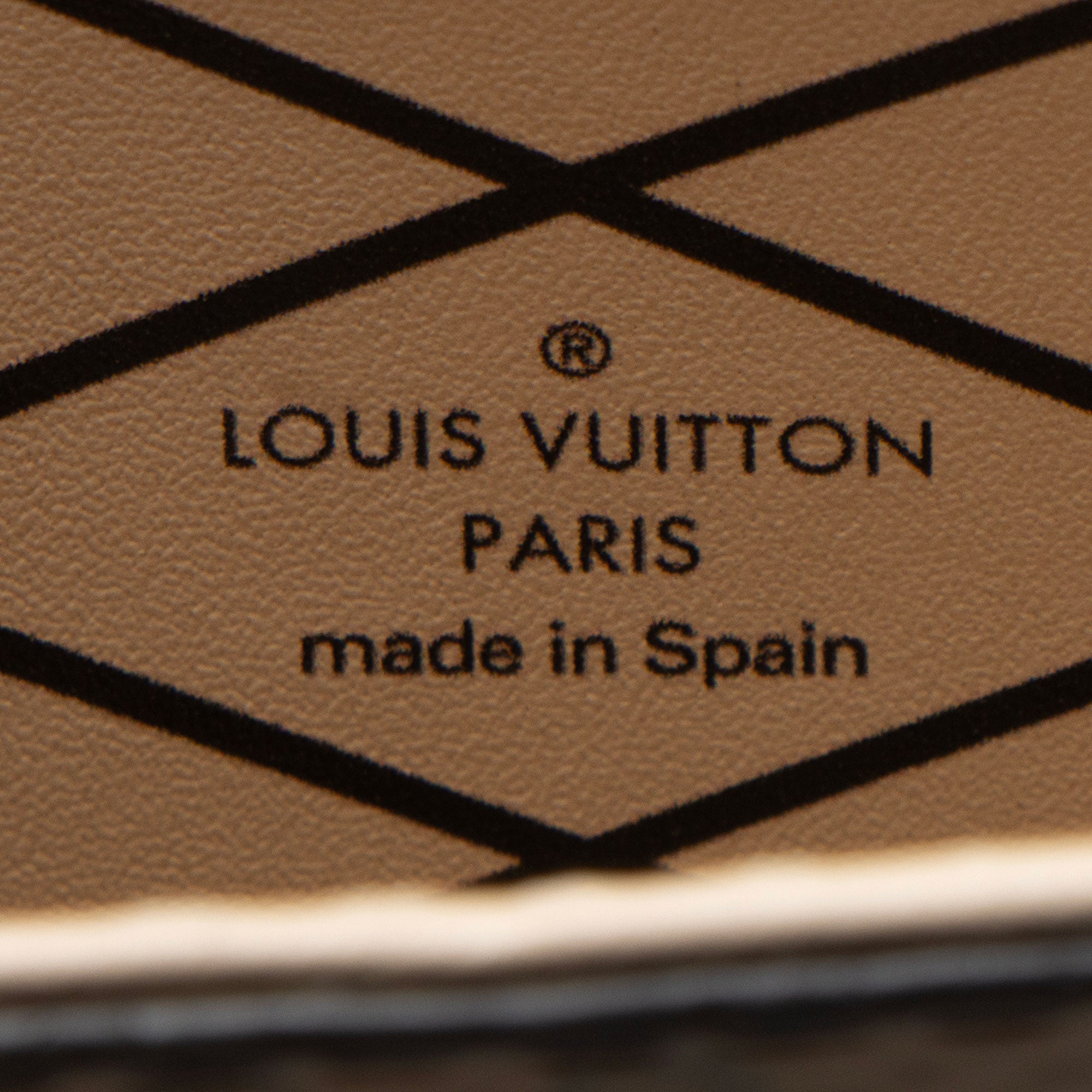 Louis Vuitton Reverse Monogram Canvas Vertical Trunk Pochette