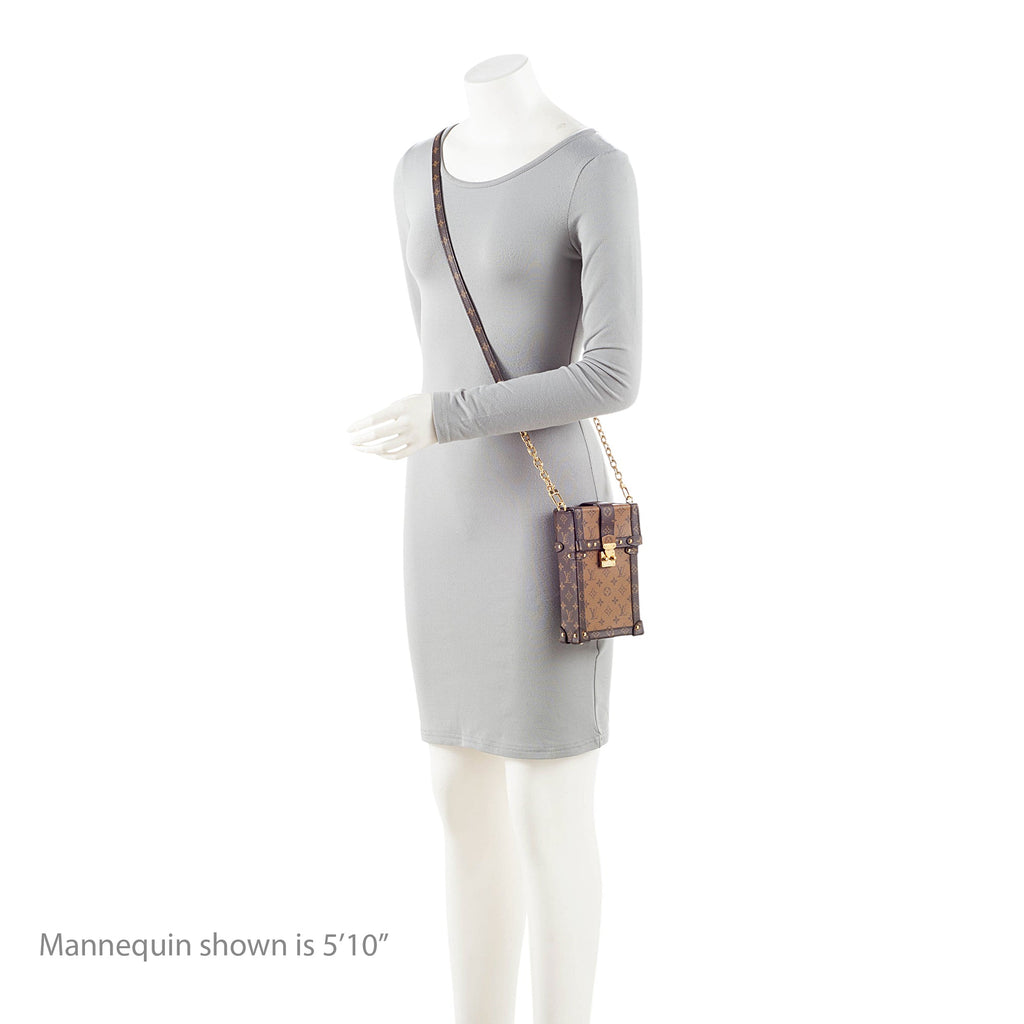 Louis Vuitton Reverse Monogram Canvas Vertical Trunk Pochette