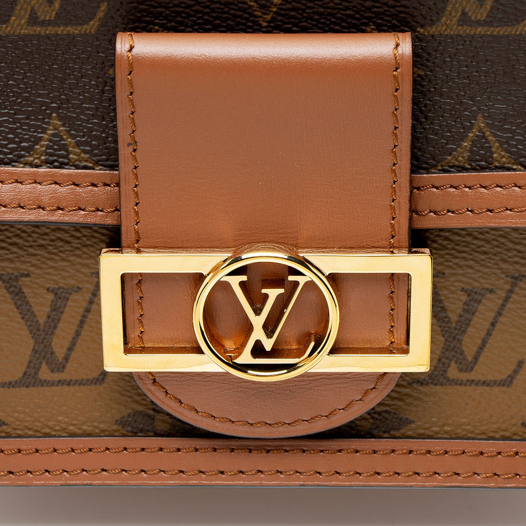 Louis Vuitton Reverse Monogram Dauphine Chain Wallet