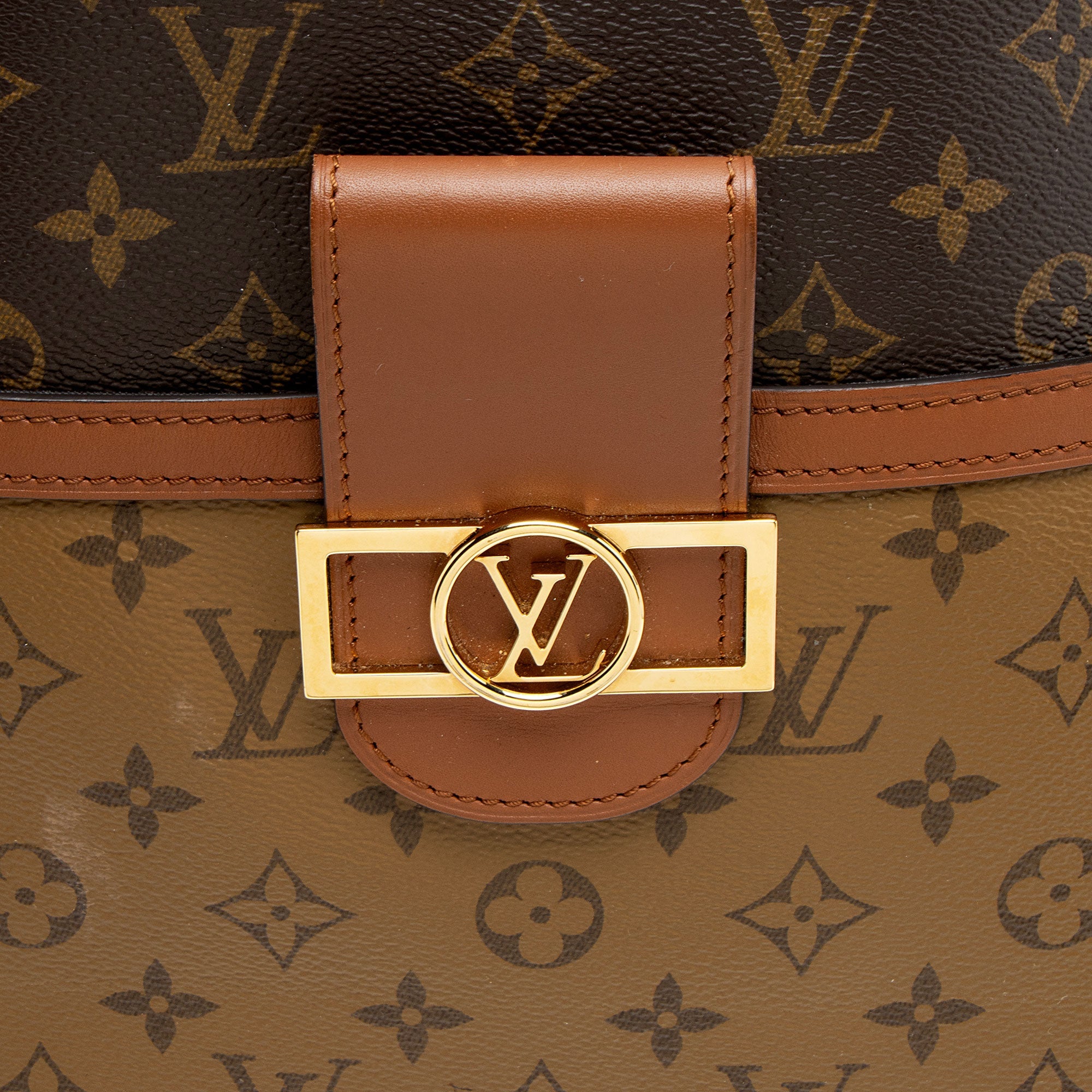 Louis Vuitton Reverse Monogram Dauphine MM Hobo