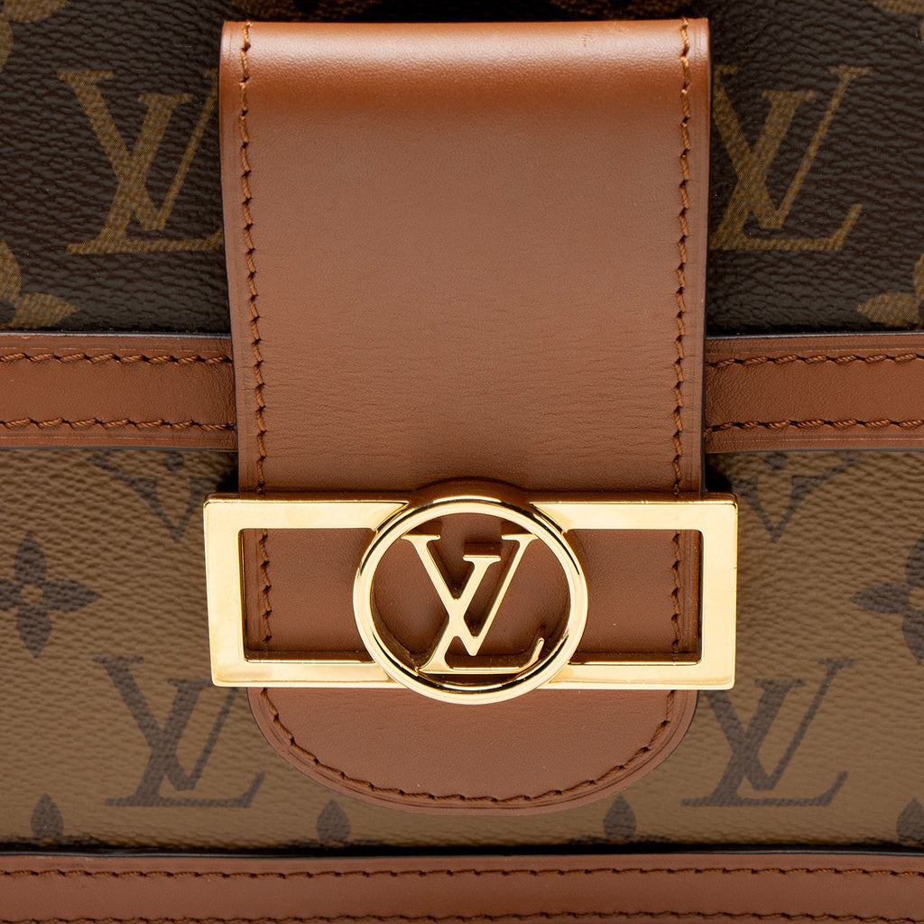 Louis Vuitton Reverse Monogram Dauphine MM Shoulder Bag