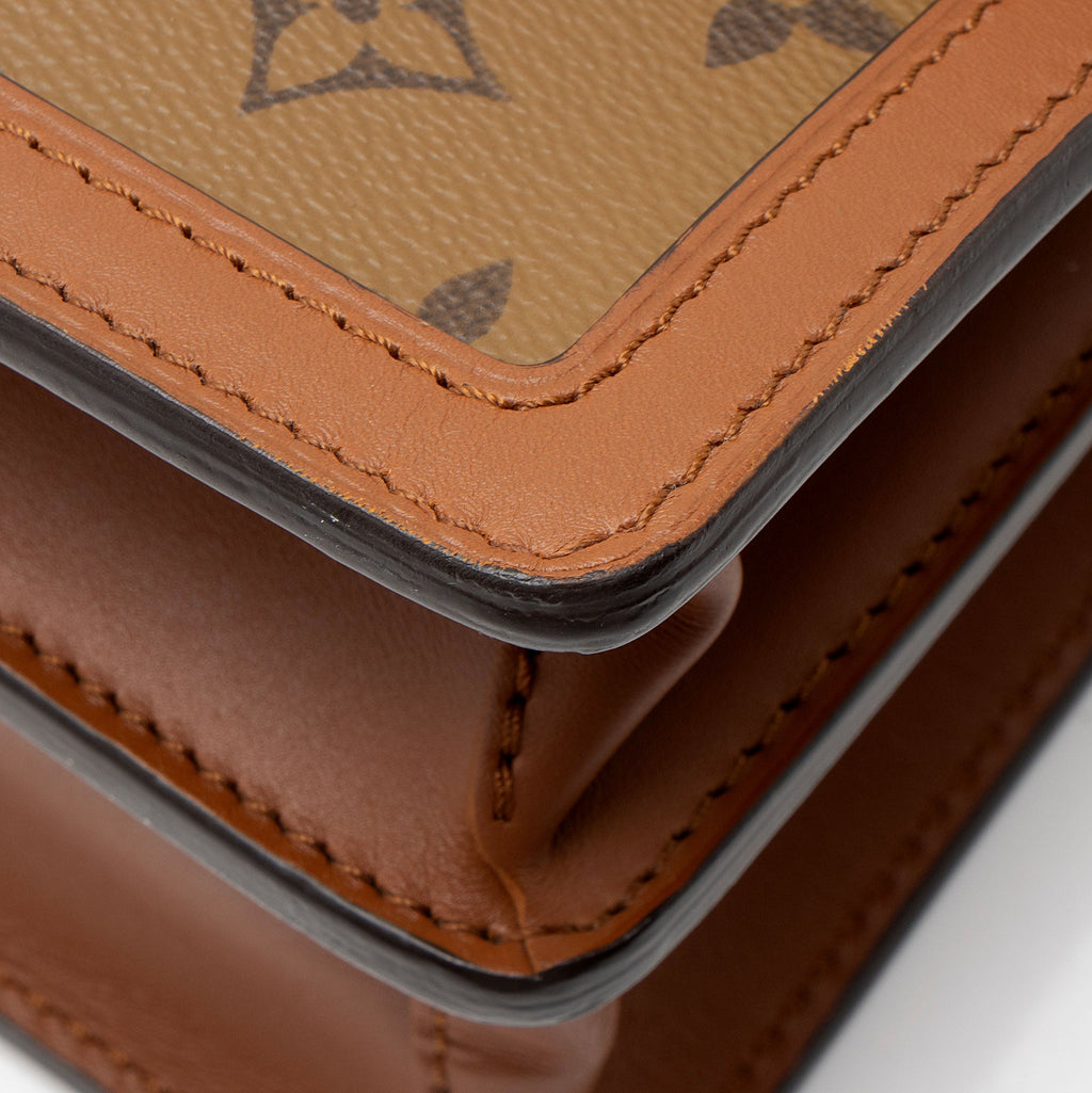 Louis Vuitton Reverse Monogram Dauphine MM Shoulder Bag