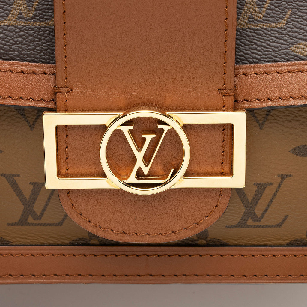 Louis Vuitton Reverse Monogram Dauphine MM Shoulder Bag