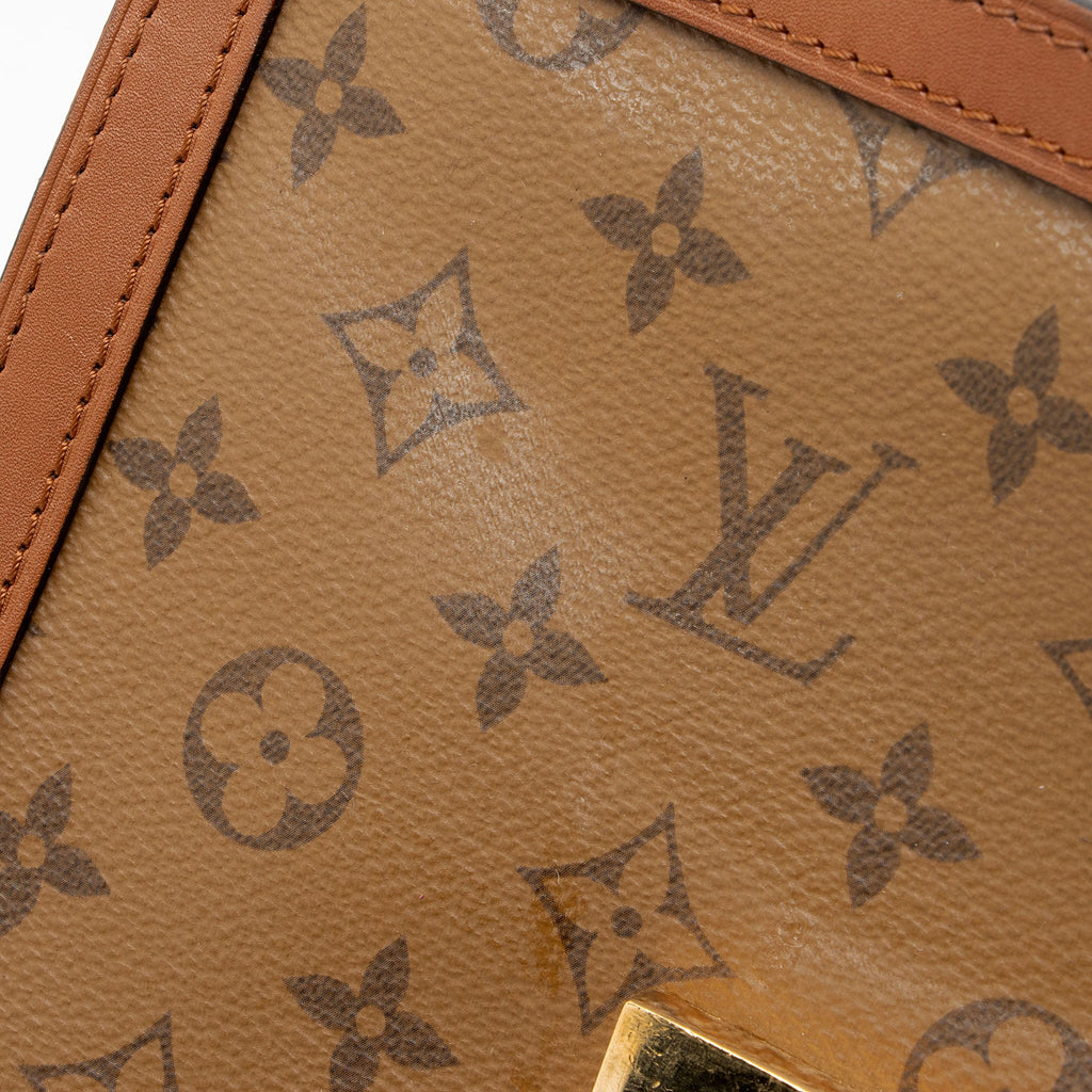Louis Vuitton Reverse Monogram Dauphine MM Shoulder Bag