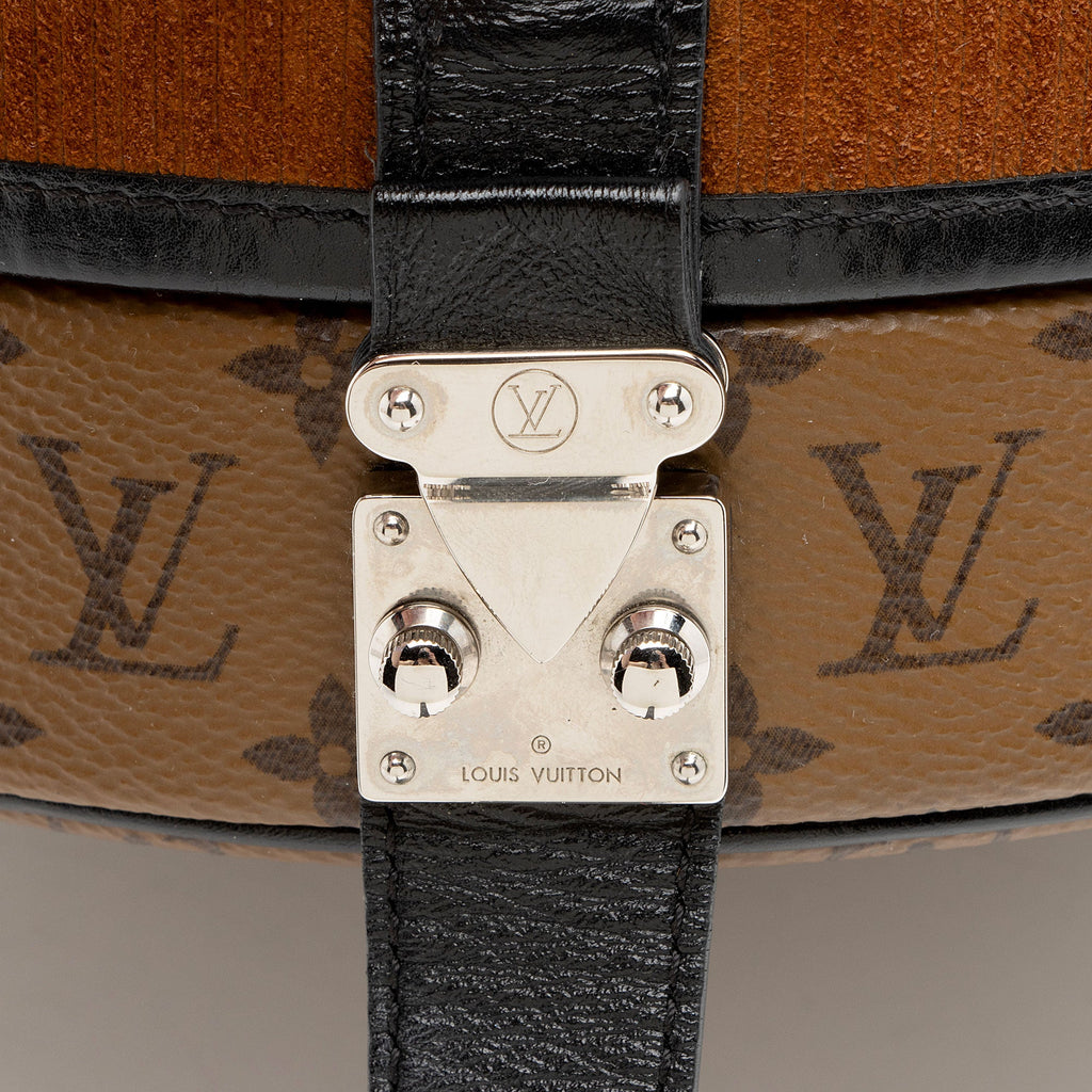 Louis Vuitton Reverse Monogram Leopard Petite Boite Chapeau Shoulder Bag