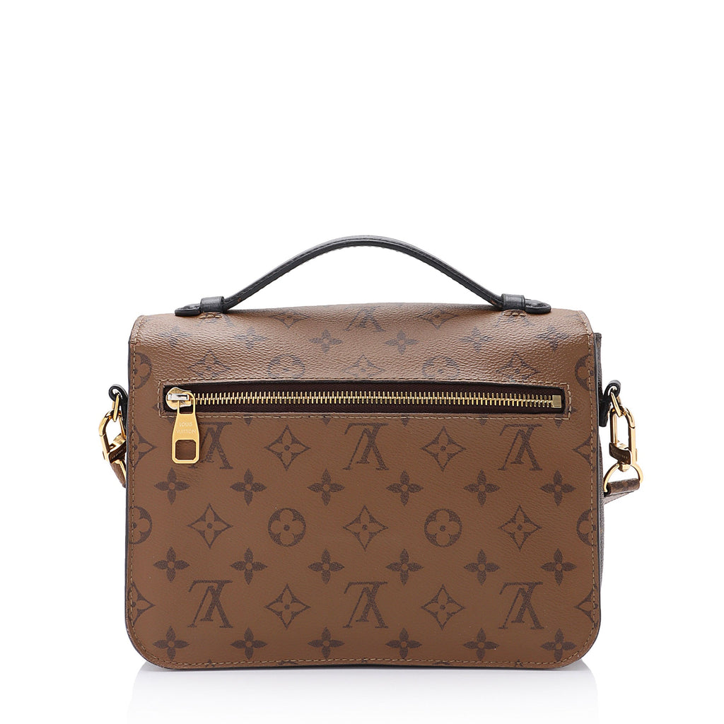 Louis Vuitton Reverse Monogram Pochette Metis Shoulder Bag (SHF-HDehHC)