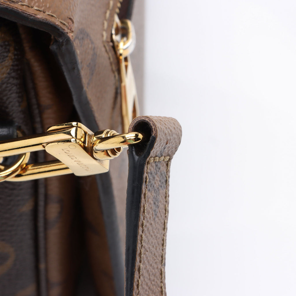 Louis Vuitton Reverse Monogram Pochette Metis Shoulder Bag (SHF-HDehHC)