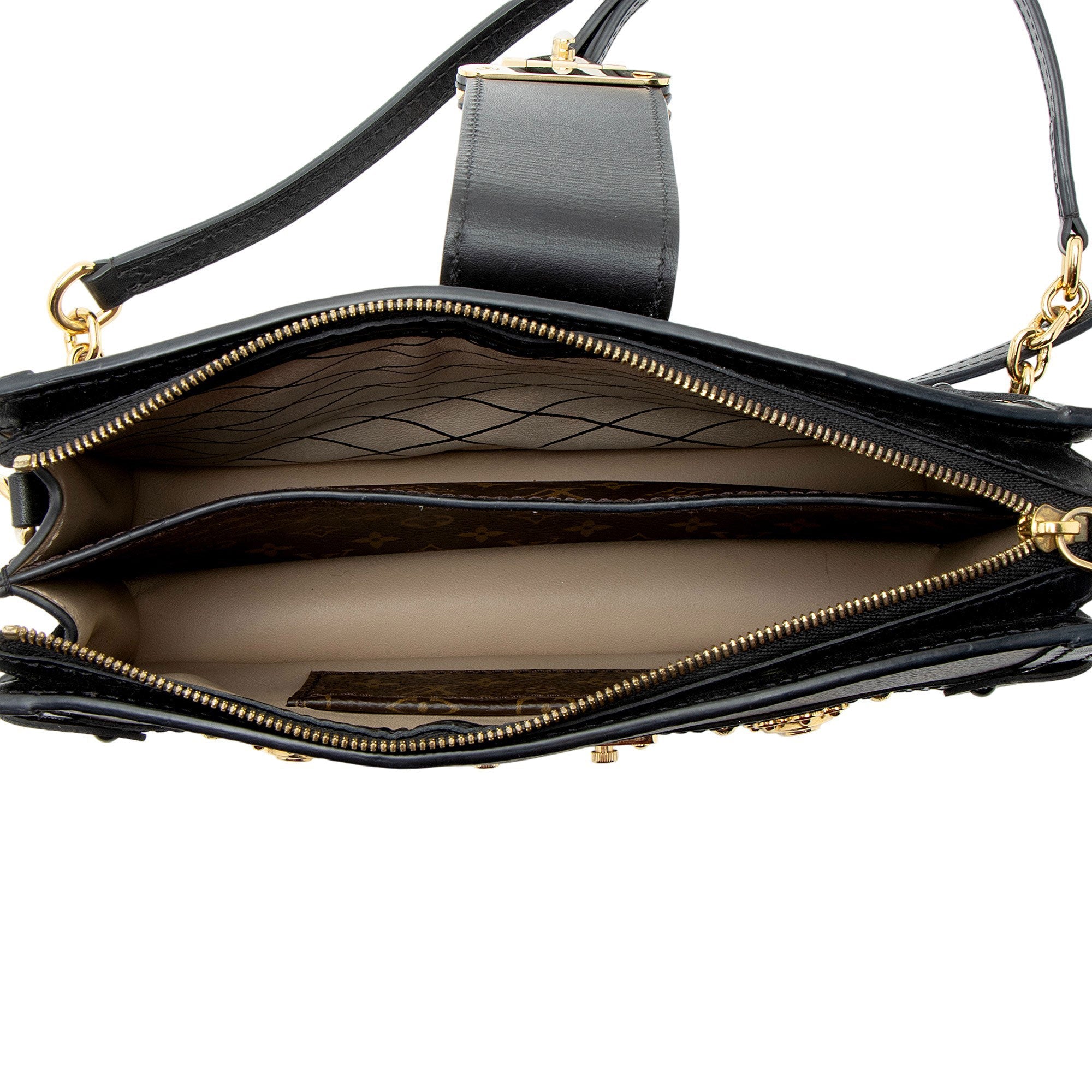 Louis Vuitton Reverse Monogram Trunk Clutch