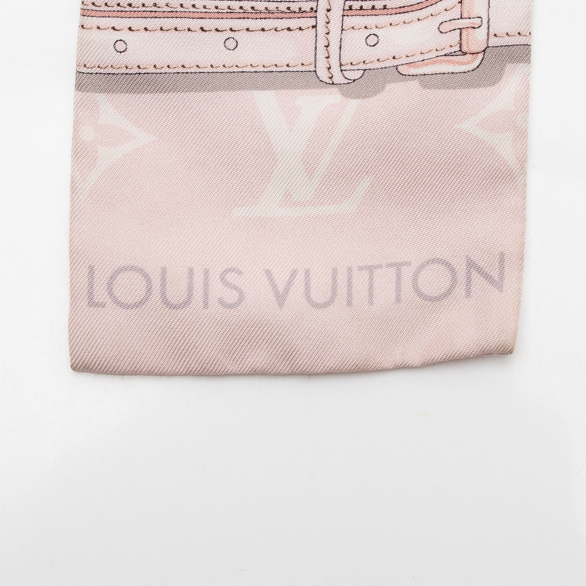 Louis Vuitton Silk Confidential Bandeau Scarf