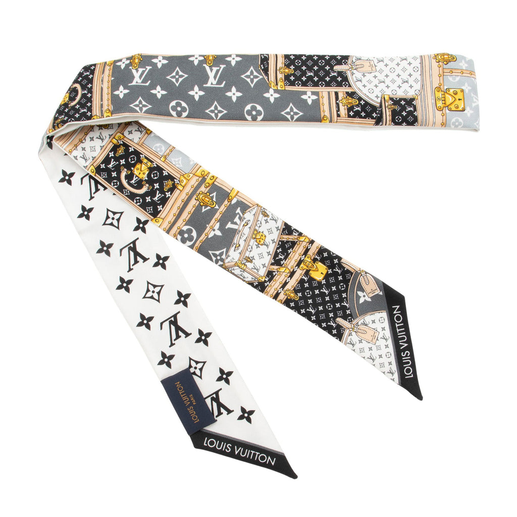 Louis Vuitton Silk Monogram Let's Go BB Bandeau Scarf