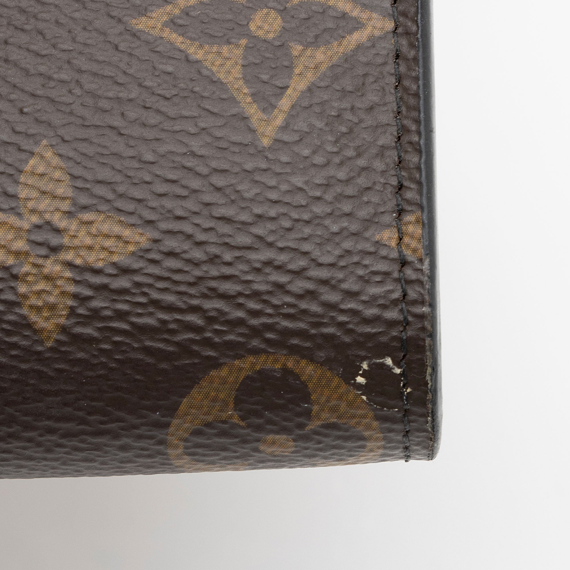 Louis Vuitton Suede Calfskin Wild Leopard Print Twist Chain Wallet (SHF-640zA2)