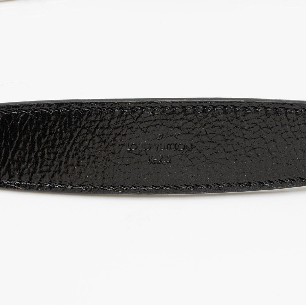 Louis Vuitton Suede Calfskin Wild Leopard Print Twist Chain Wallet (SHF-640zA2)