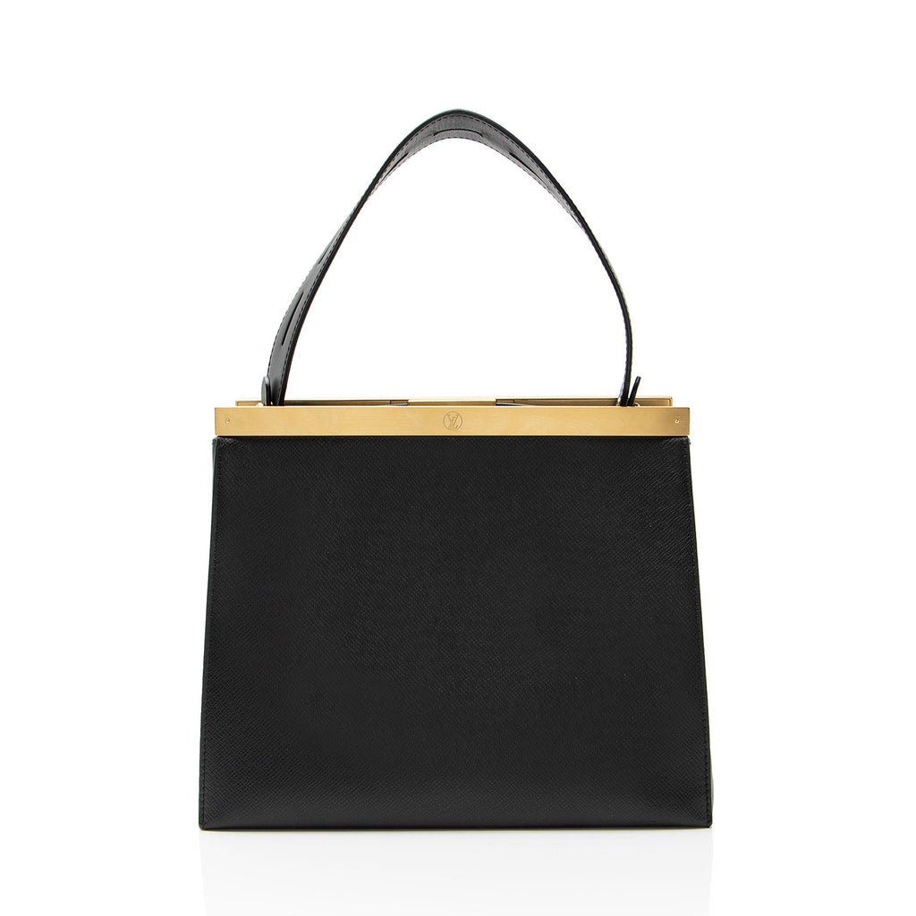 Louis Vuitton Taiga Leather City Frame Top Handle