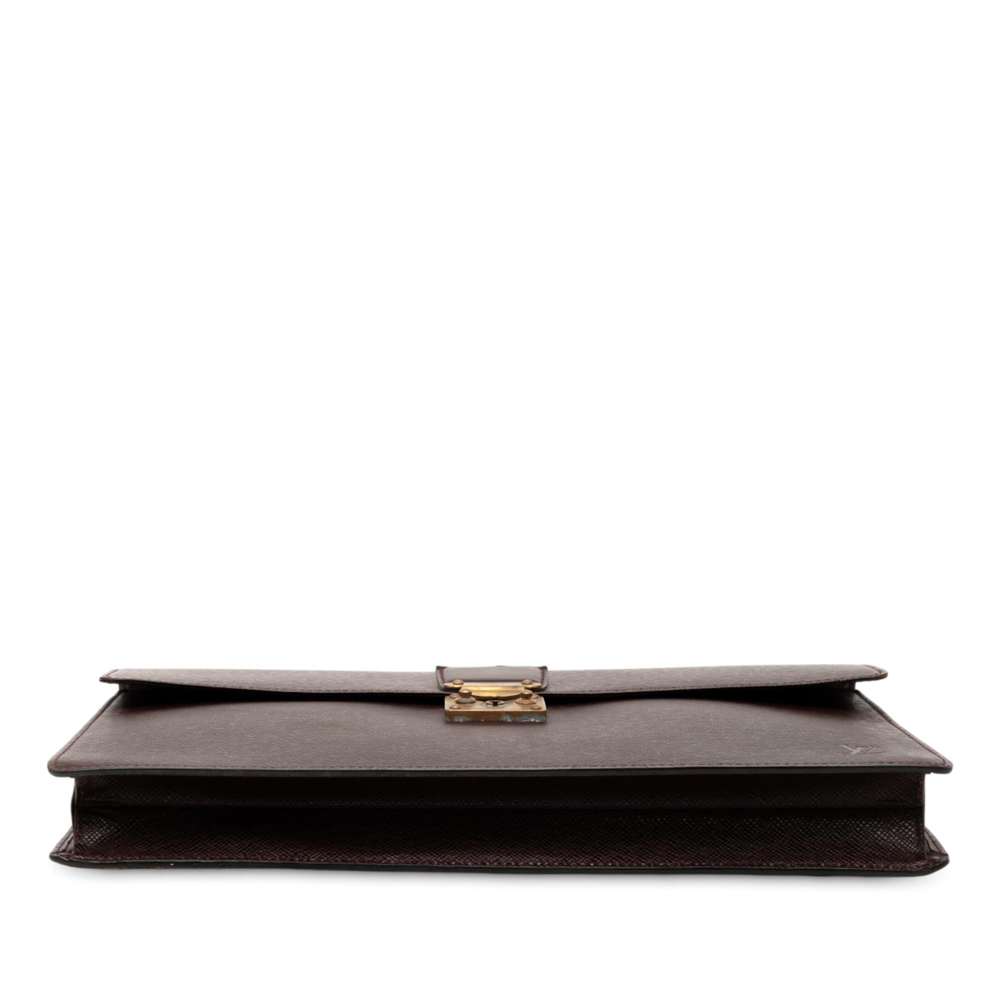Louis Vuitton Taiga Serviette Kourad Briefcase