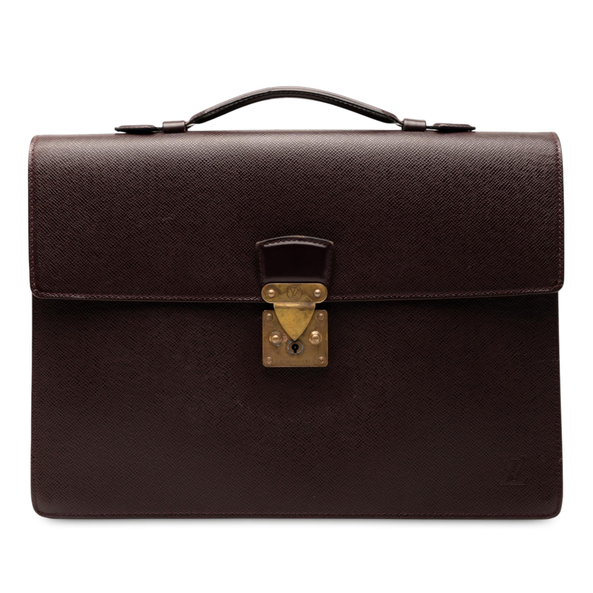 Louis Vuitton Taiga Serviette Kourad Briefcase