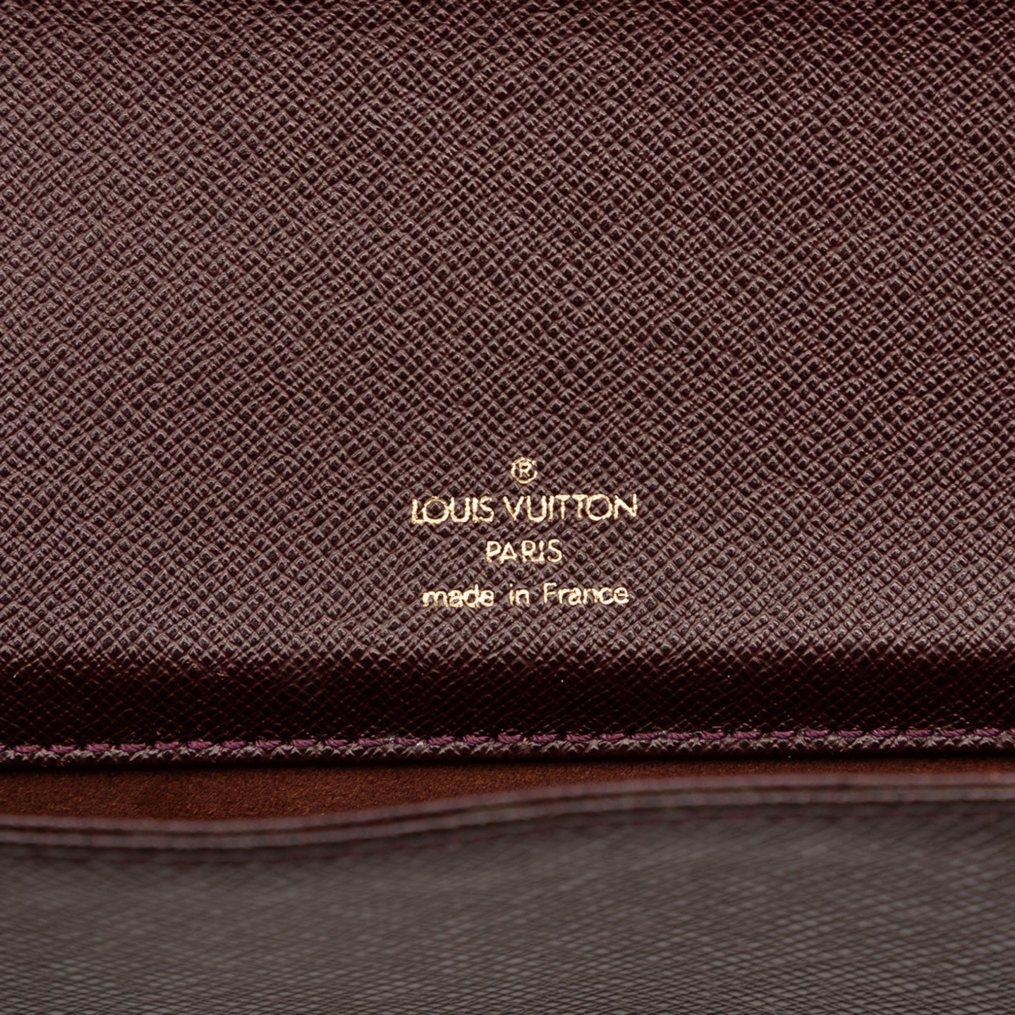 Louis Vuitton Taiga Serviette Kourad Briefcase