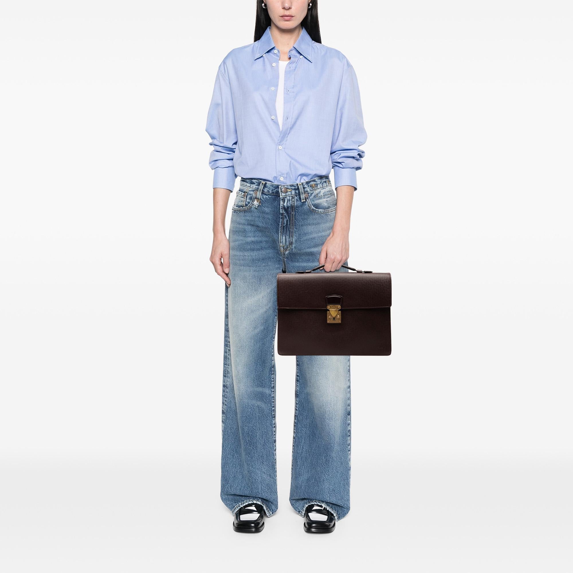 Louis Vuitton Taiga Serviette Kourad Briefcase