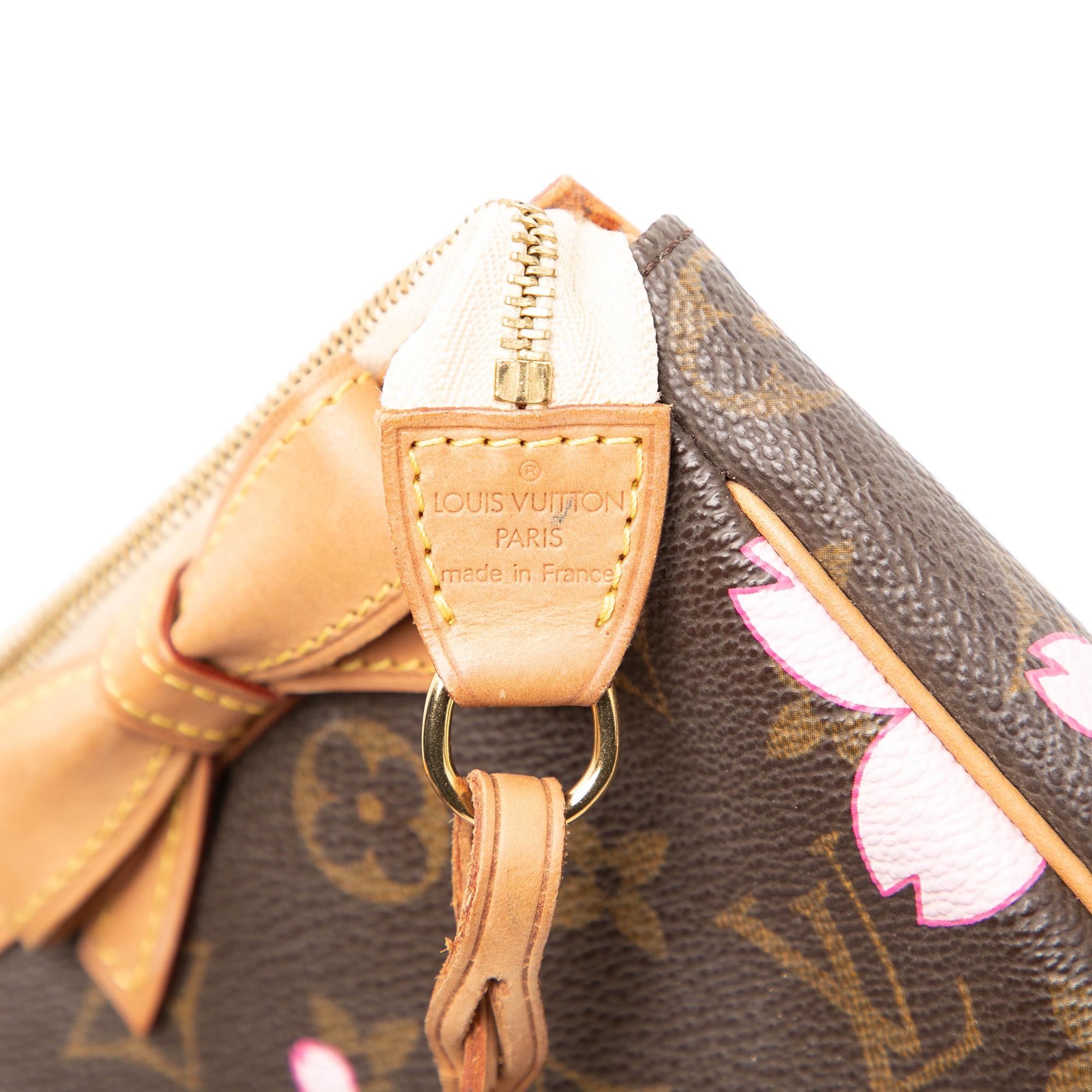 Louis Vuitton Takashi Murakami Monogram Cherry Blossom Pochette Accessoires