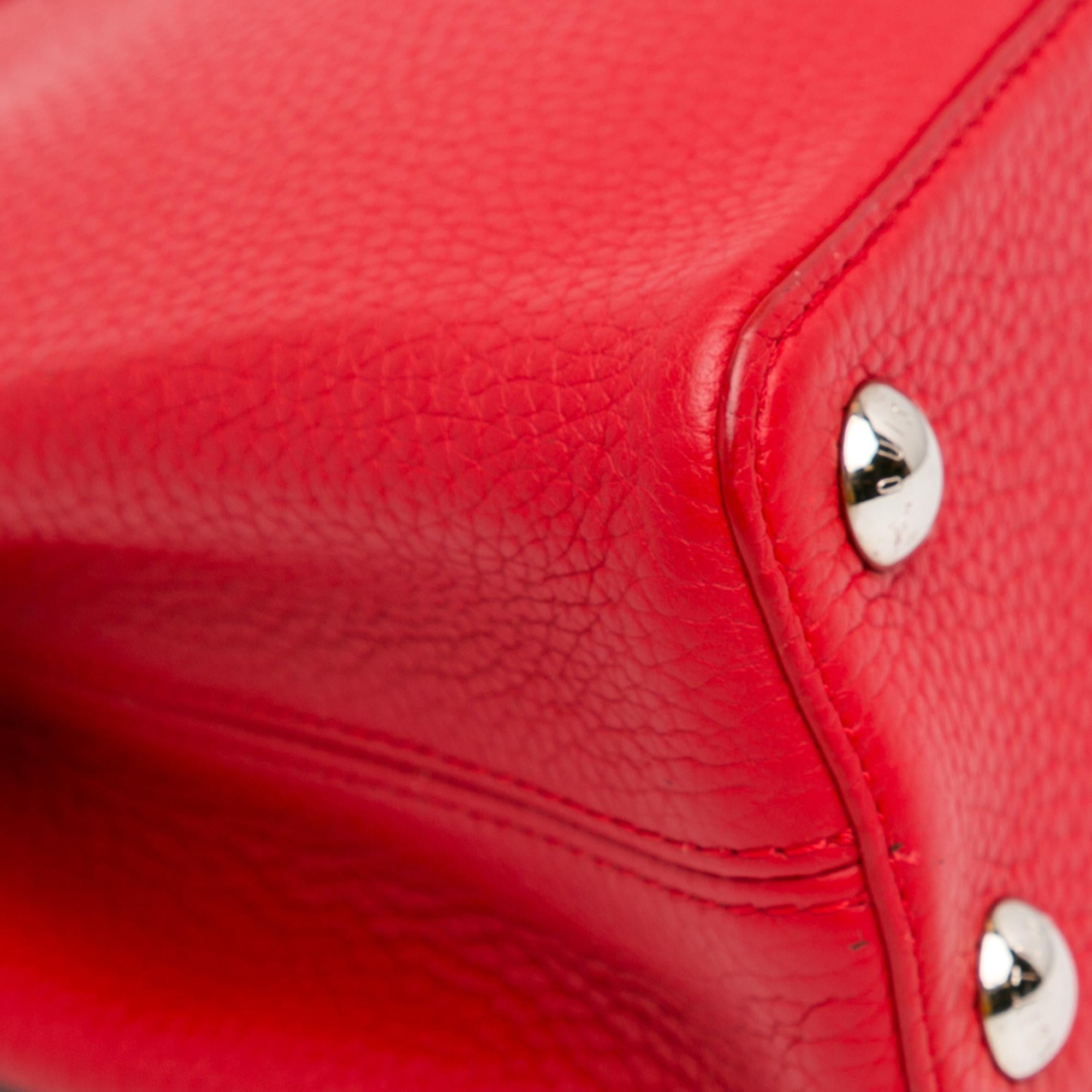 Louis Vuitton Taurillon Capucines BB (SHG-CP91zM)