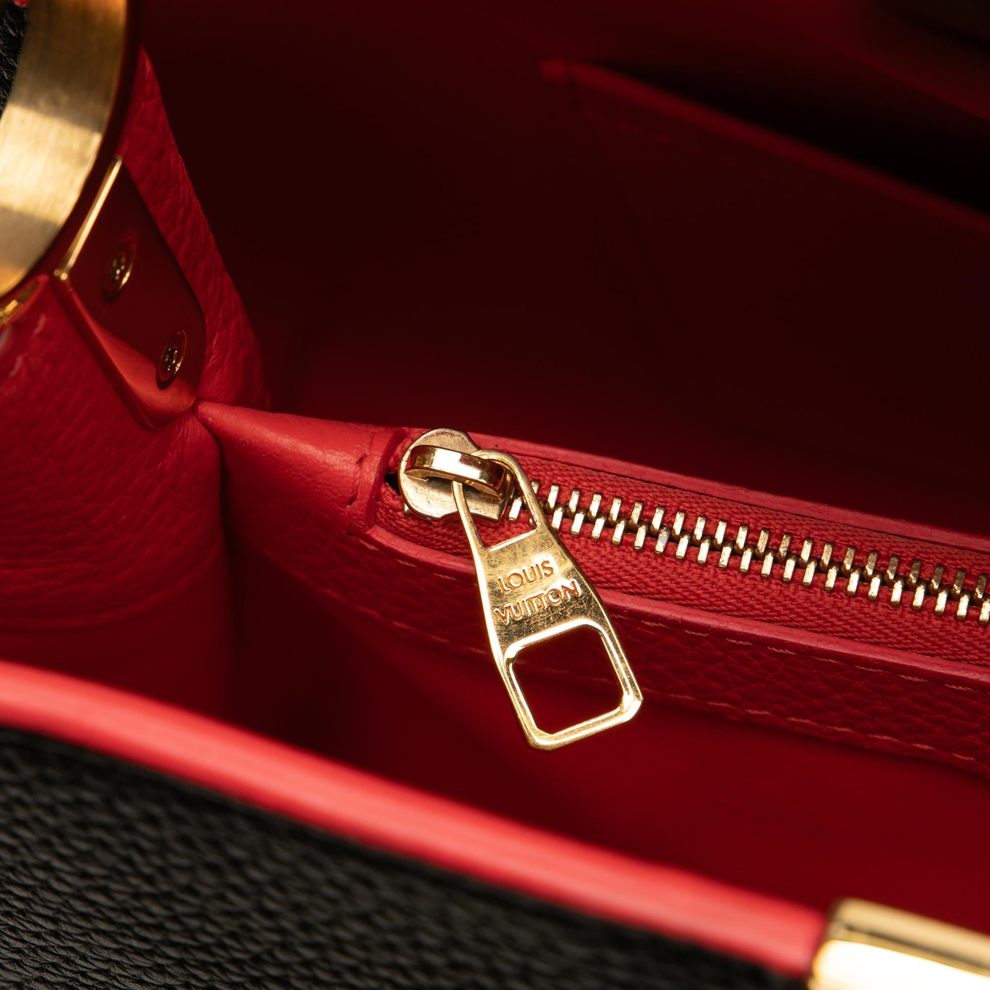 Louis Vuitton Taurillon Capucines MM