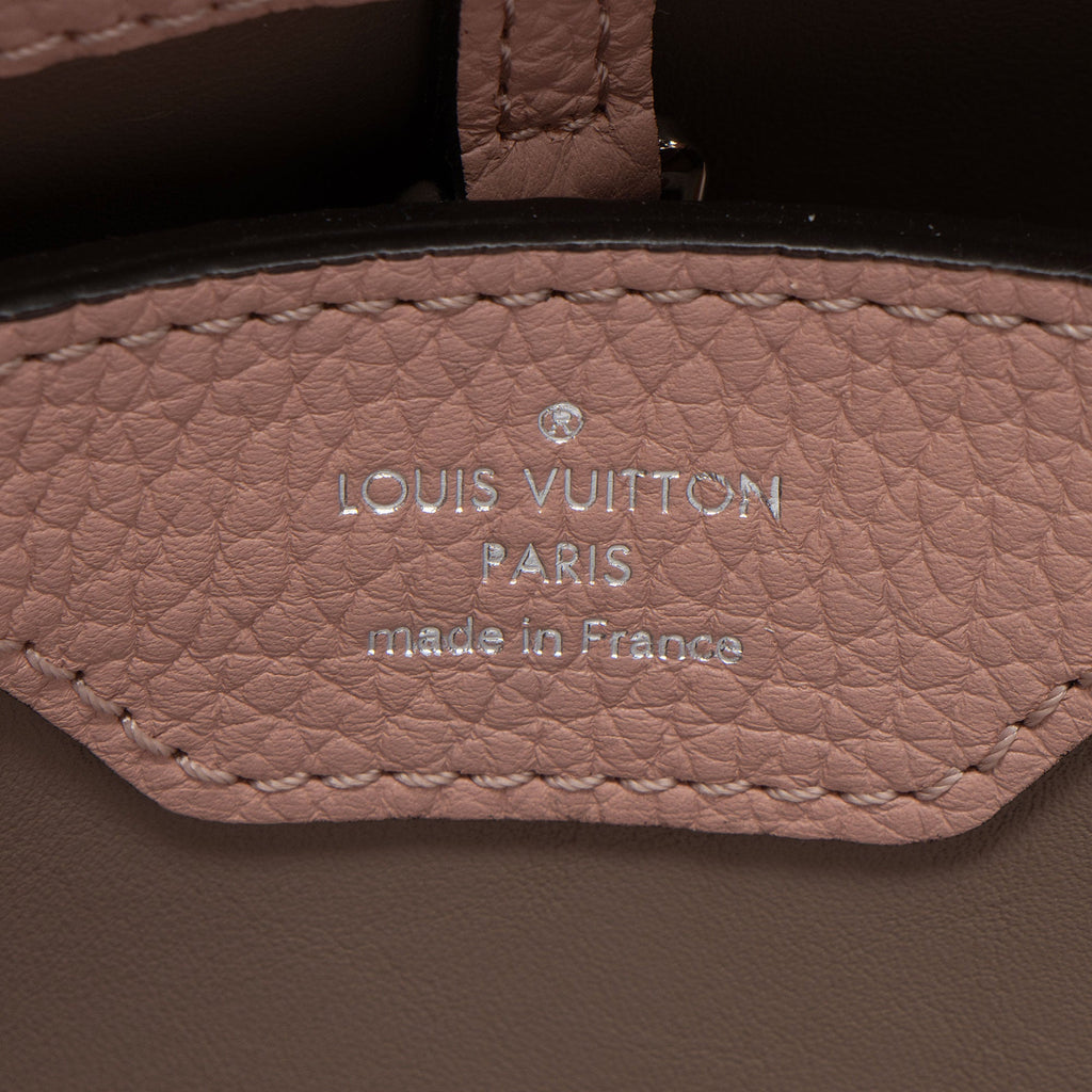 Louis Vuitton Taurillon Python Capucines PM Bag