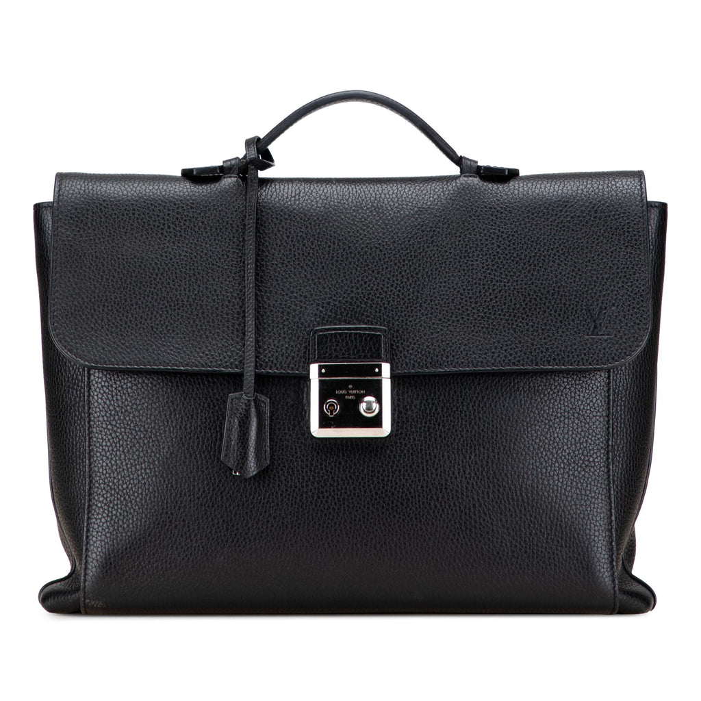 Louis Vuitton Taurillon Serviette Dorian Briefcase