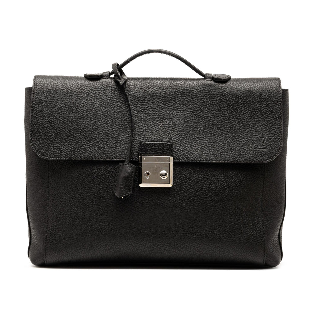 Louis Vuitton Taurillon Serviette Dorian Briefcase