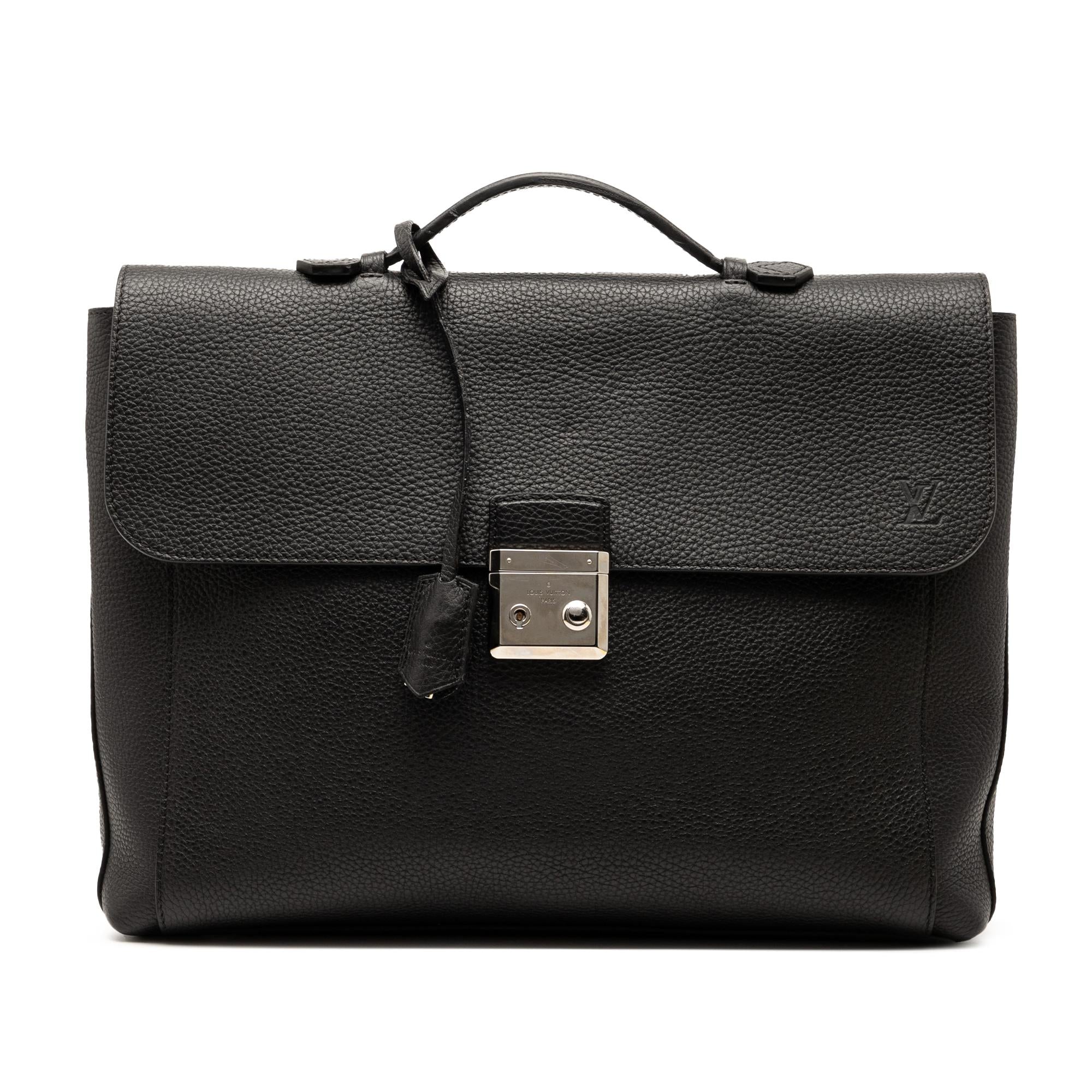 Louis Vuitton Taurillon Serviette Dorian Briefcase