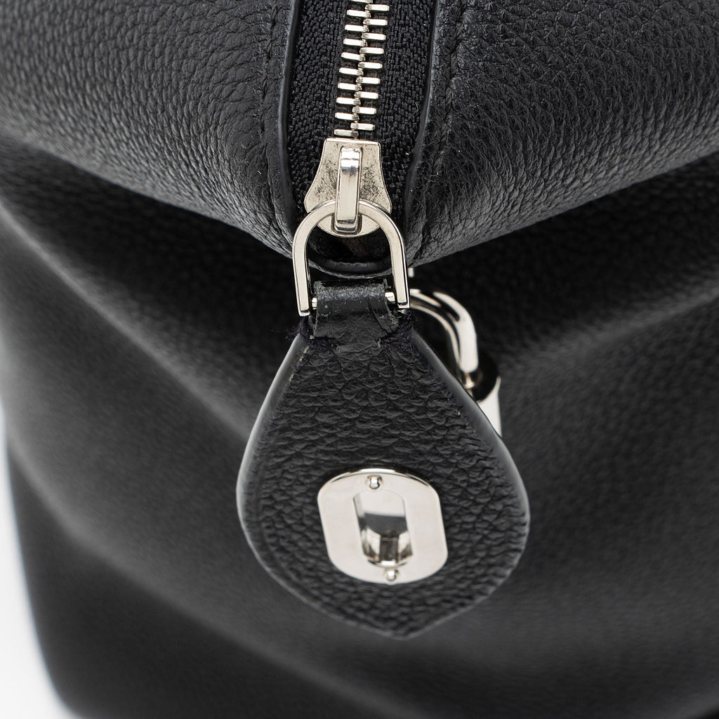 Louis Vuitton Taurillon Soft Lockit MM Satchel