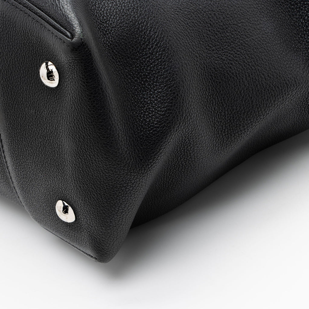 Louis Vuitton Taurillon Soft Lockit MM Satchel