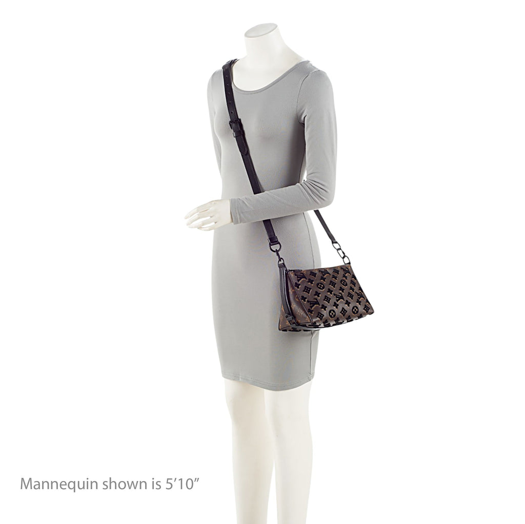 Louis Vuitton Tuffetage Monogram Canvas Triangle Messenger