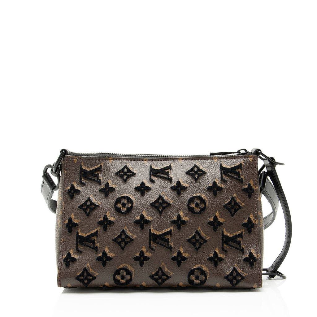 Louis Vuitton Tuffetage Monogram Canvas Triangle Messenger