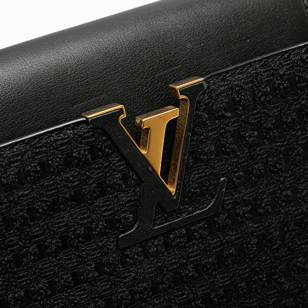 Louis Vuitton Tweed Capucines MM