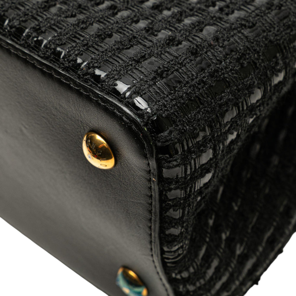 Louis Vuitton Tweed Capucines MM