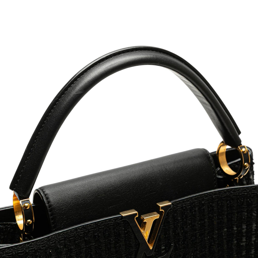 Louis Vuitton Tweed Capucines MM