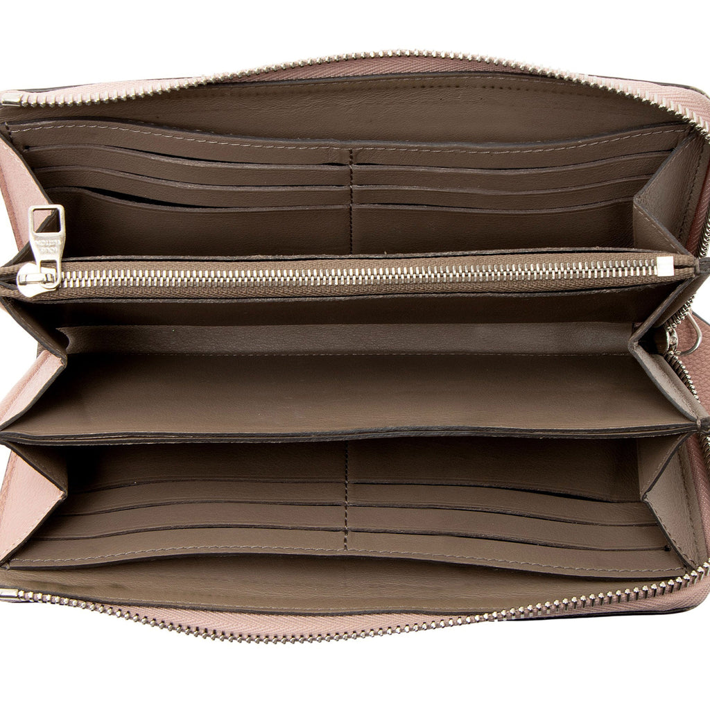 Louis Vuitton Veau Cachemire Comete Zip Around Wallet