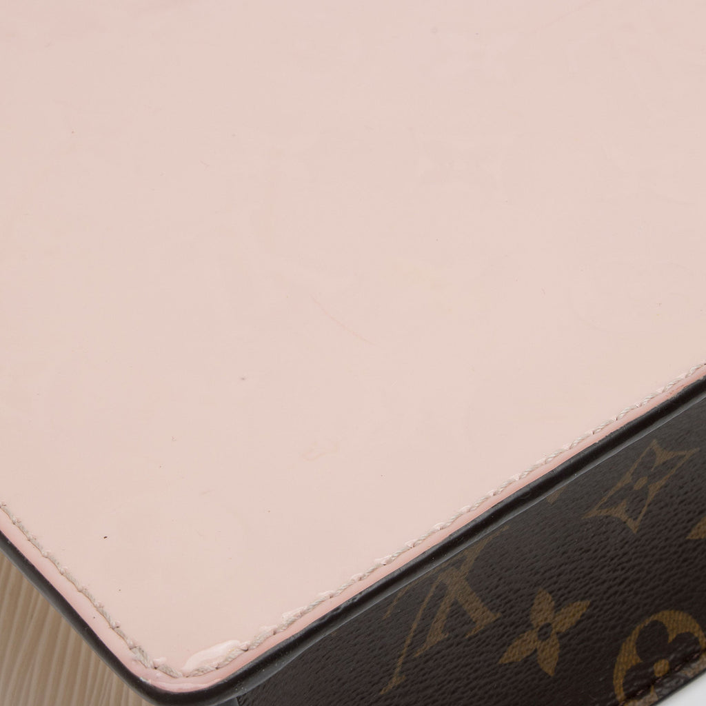 Louis Vuitton Vernis Spring Street Bitume Satchel (SHF-wQ1soT)