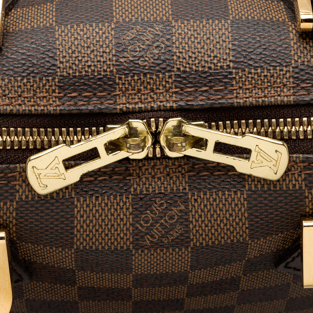 Louis Vuitton Vintage Damier Ebene Alma PM Satchel (SHF-iV4kN8)