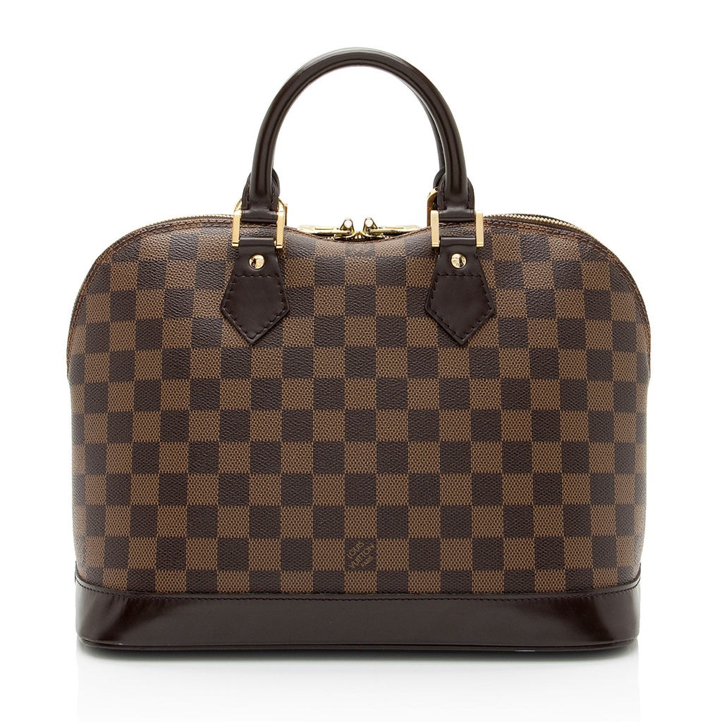 Louis Vuitton Vintage Damier Ebene Alma PM Satchel (SHF-iV4kN8)