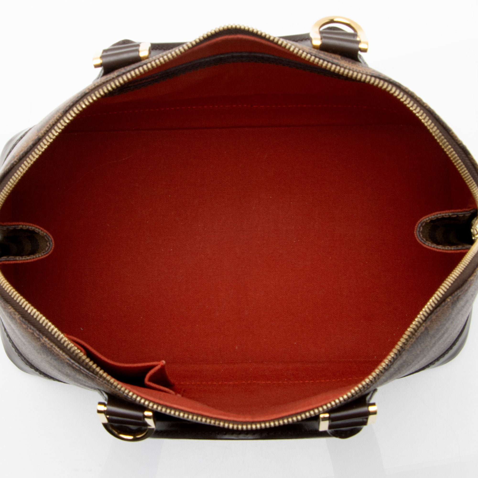 Louis Vuitton Vintage Damier Ebene Alma PM Satchel (SHF-iV4kN8)