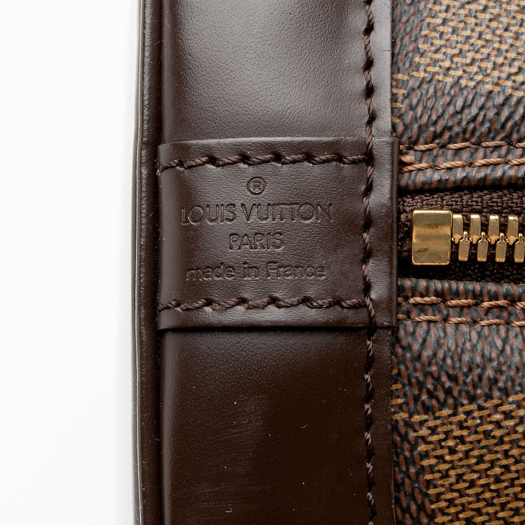 Louis Vuitton Vintage Damier Ebene Alma PM Satchel (SHF-iV4kN8)