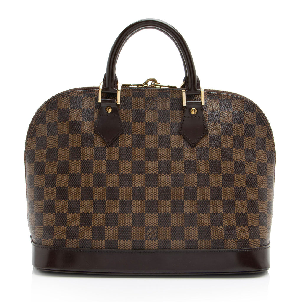 Louis Vuitton Vintage Damier Ebene Alma PM Satchel