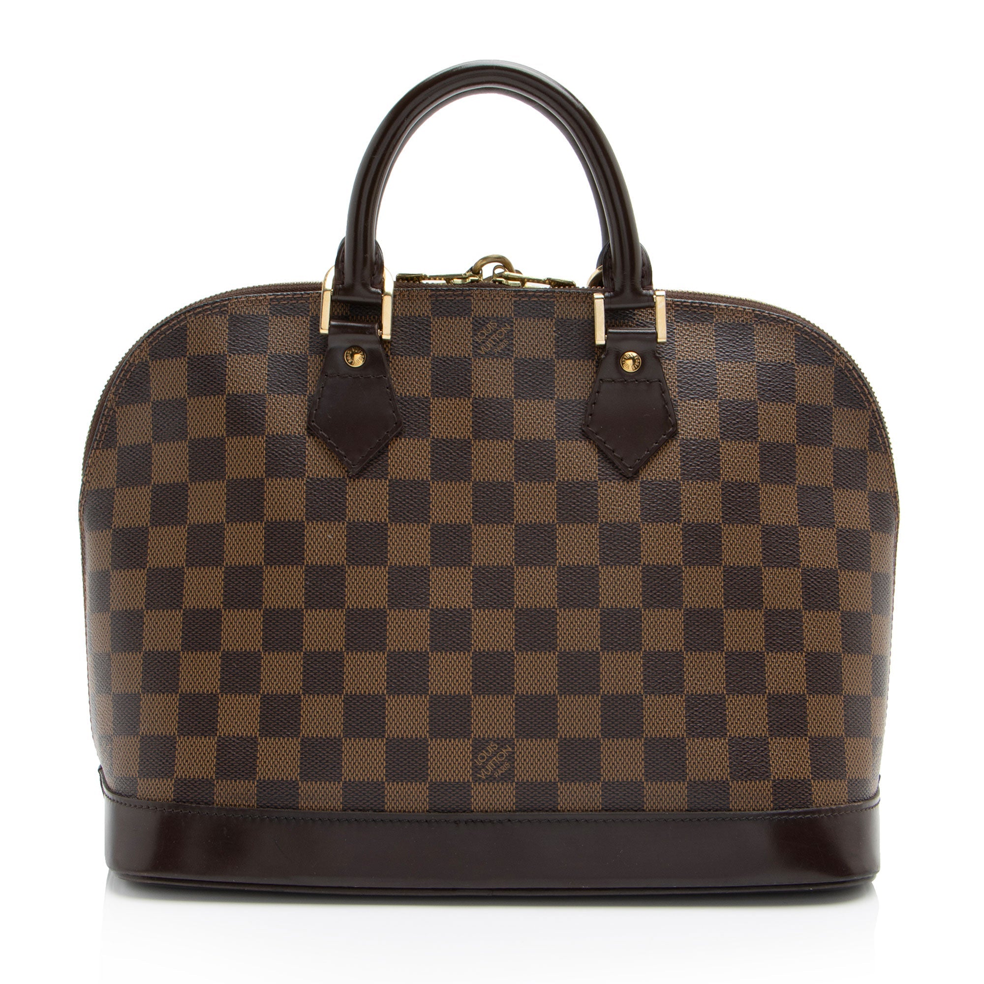 Louis Vuitton Vintage Damier Ebene Alma PM Satchel